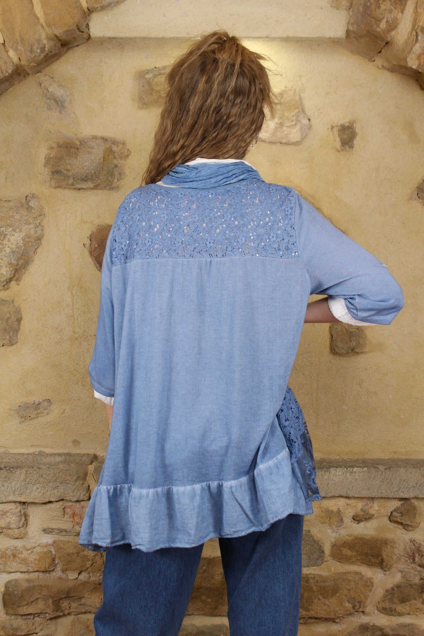 Blusa intrecciata 3 pezzi