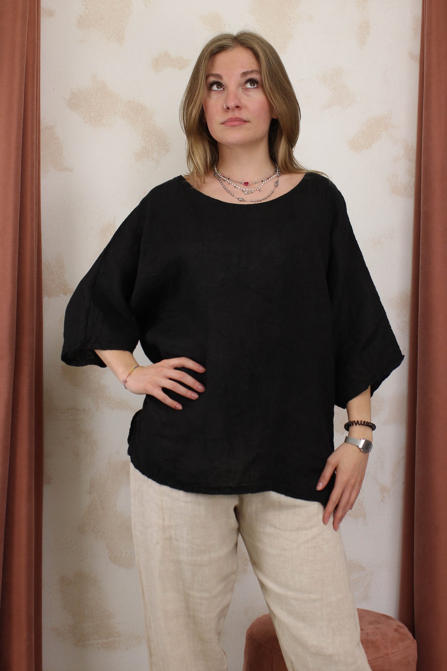 Blusa liscia