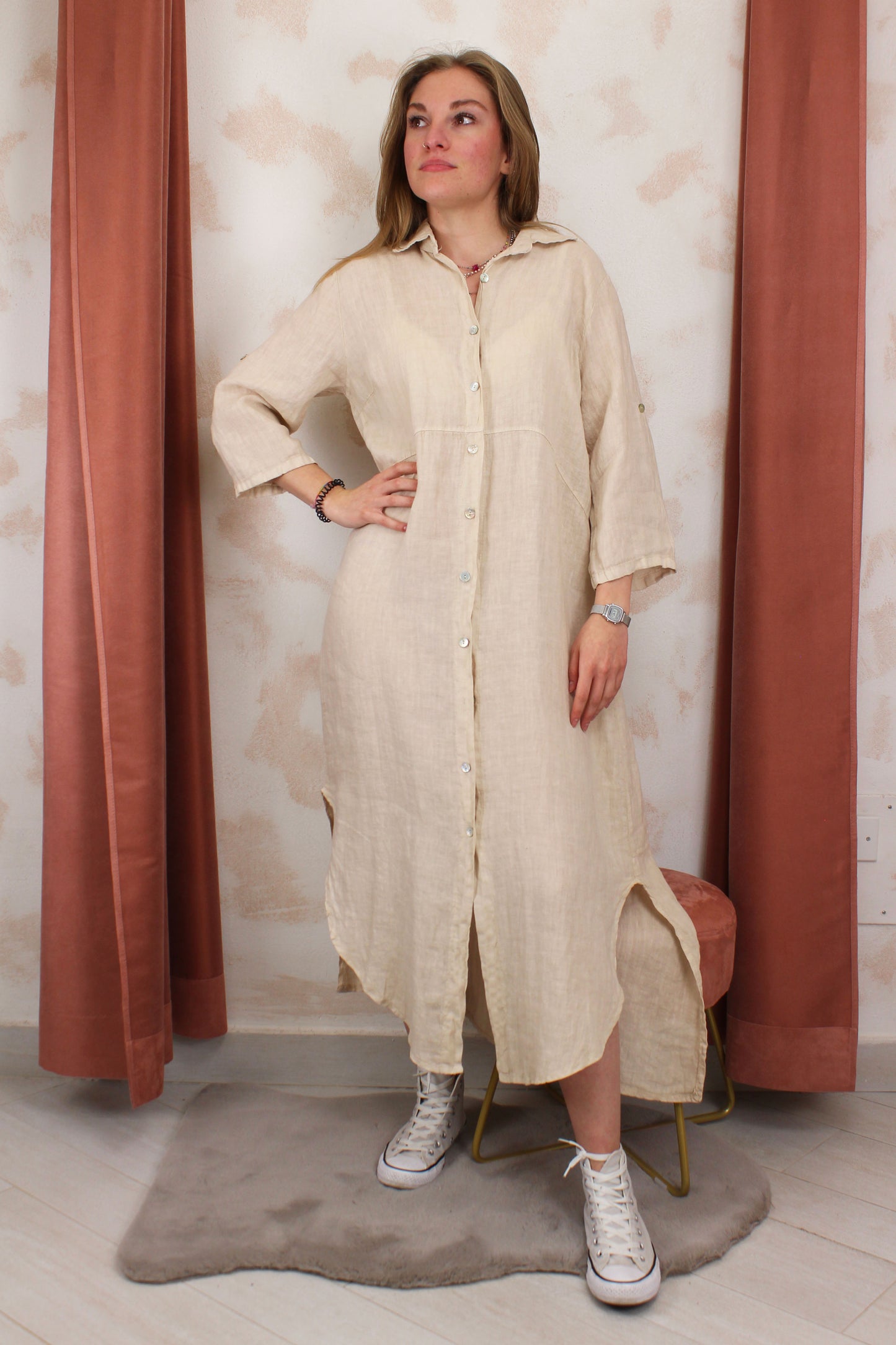 Straight shirtdress