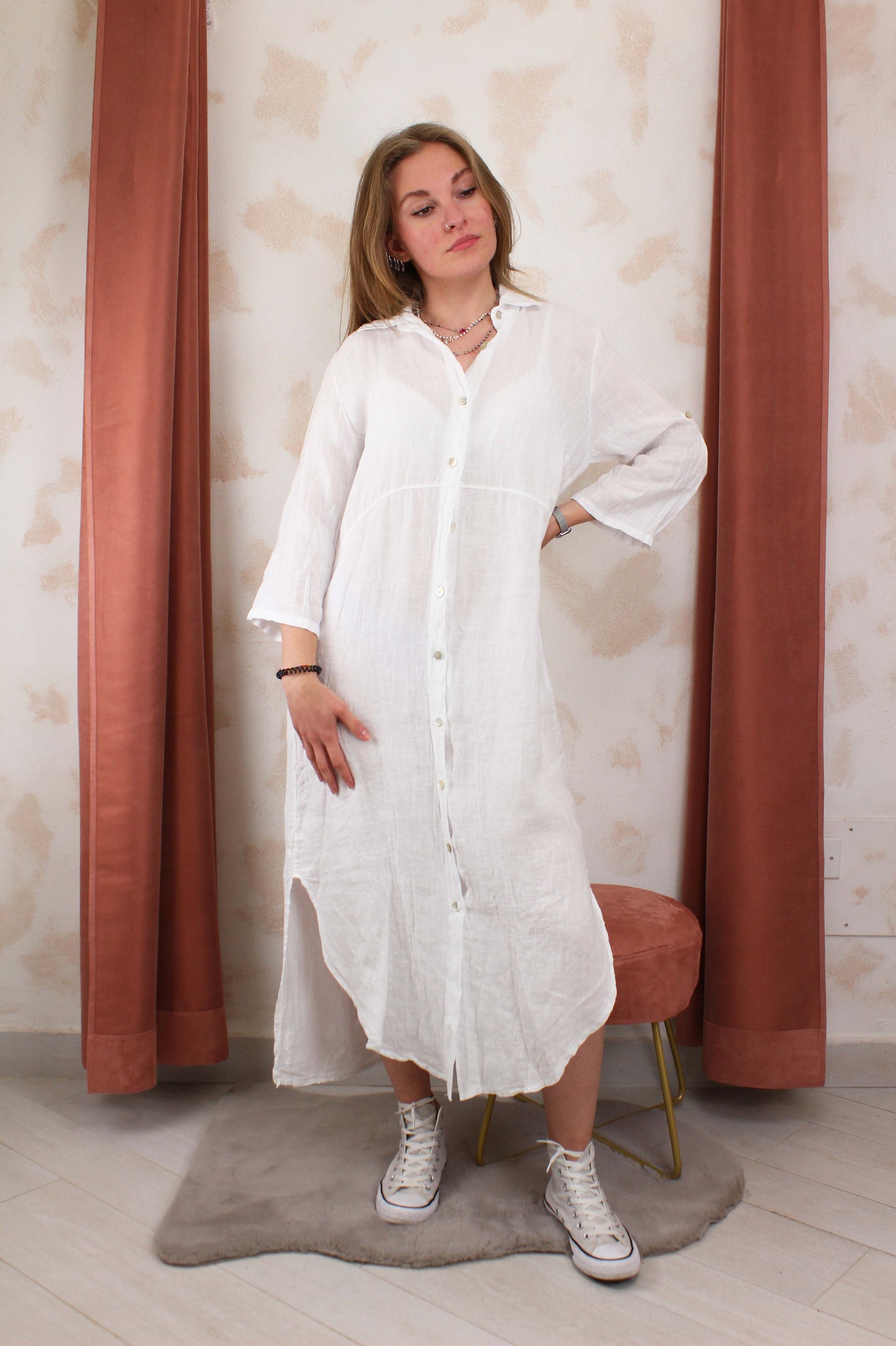 Straight shirtdress