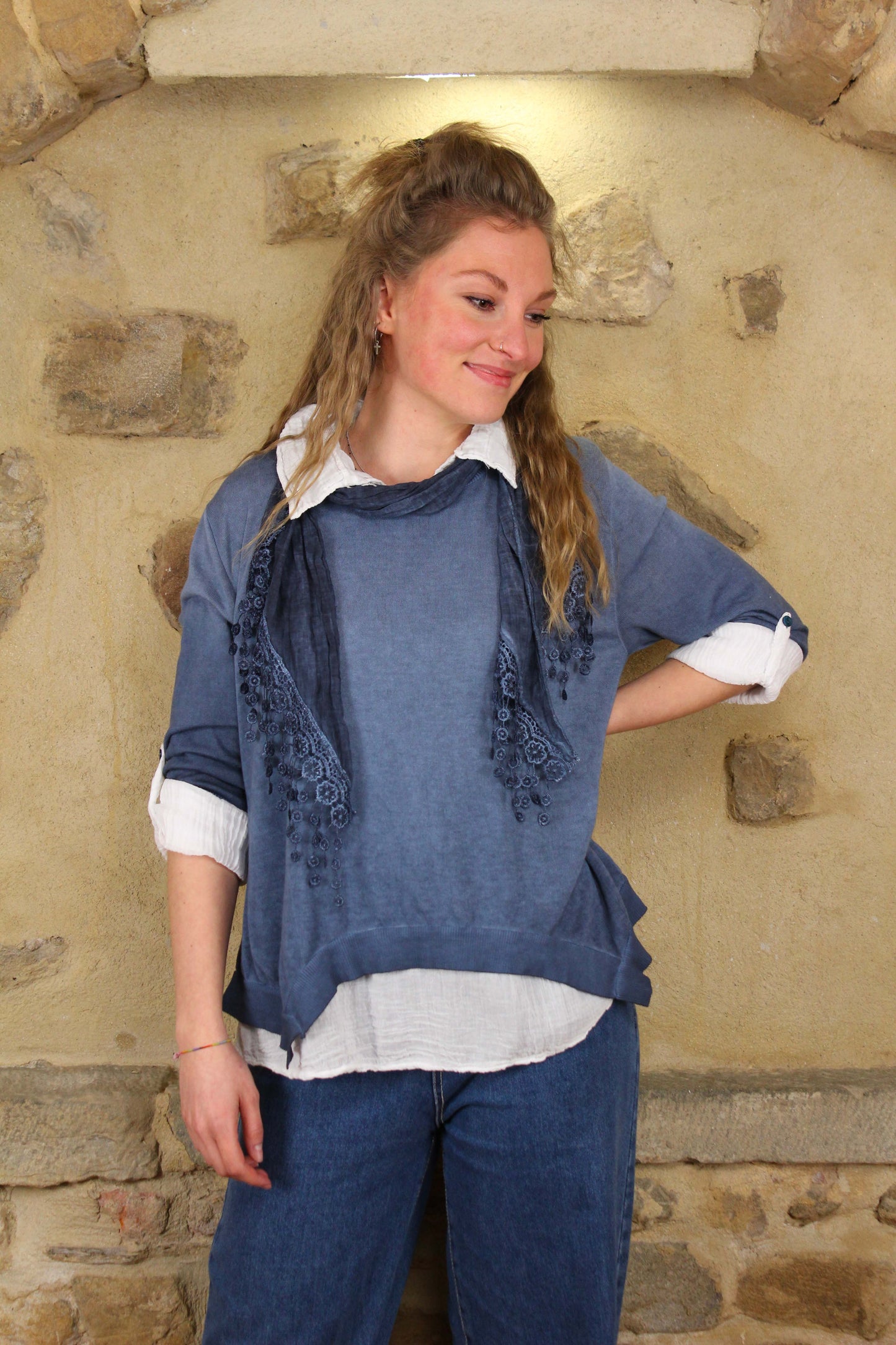 Blusa 3 pezzi