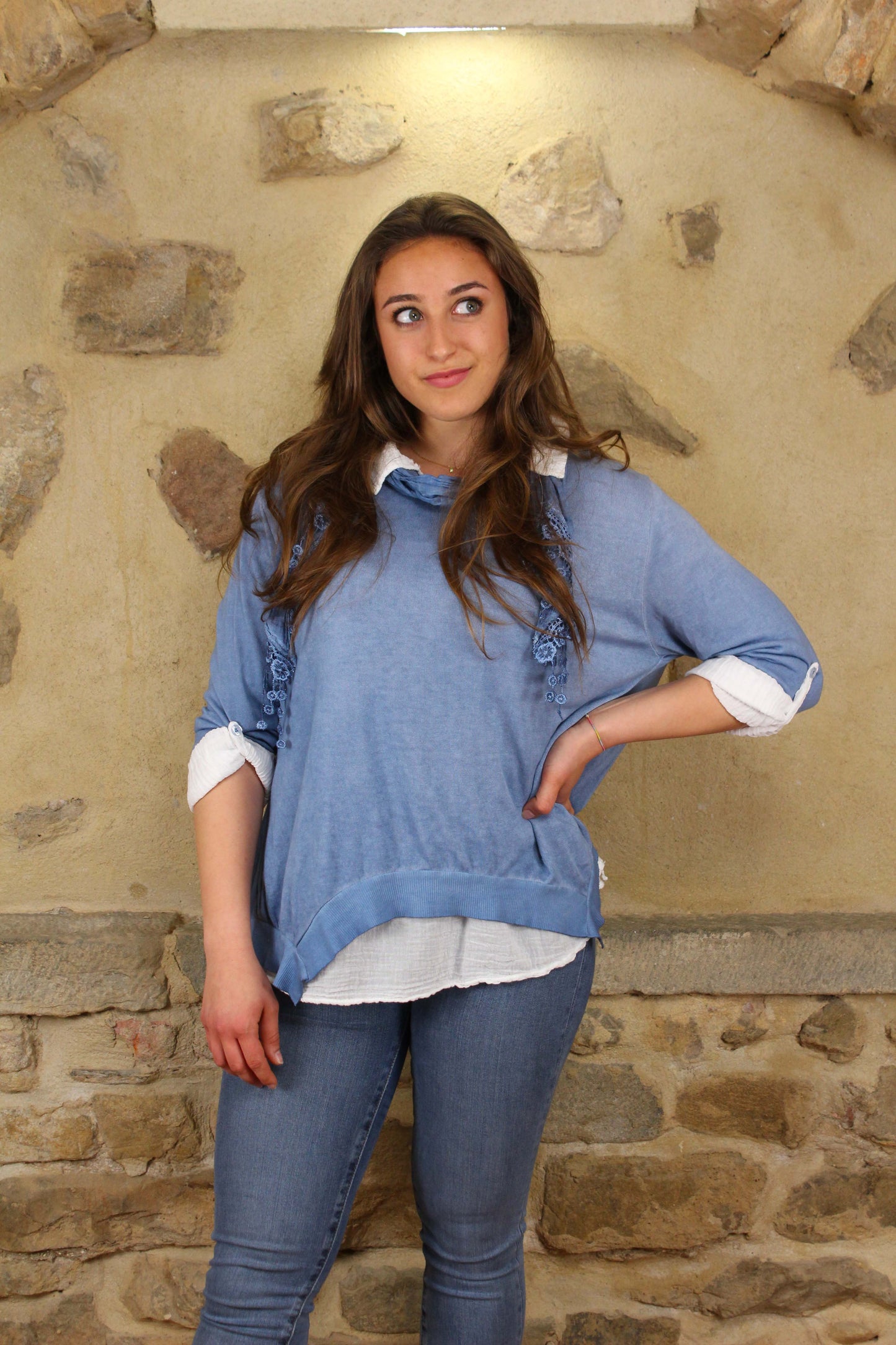 Blusa 3 pezzi