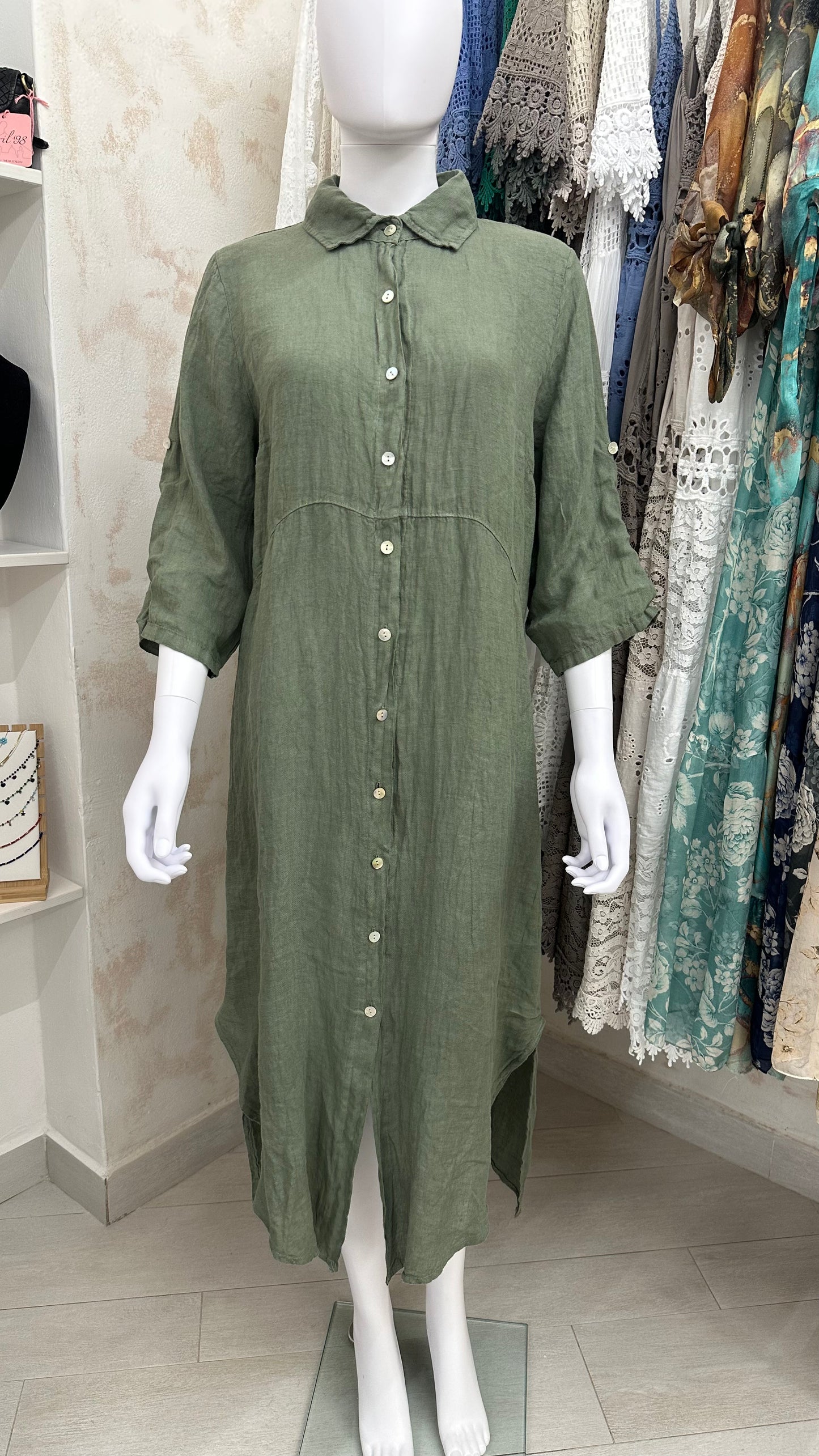 Straight shirtdress